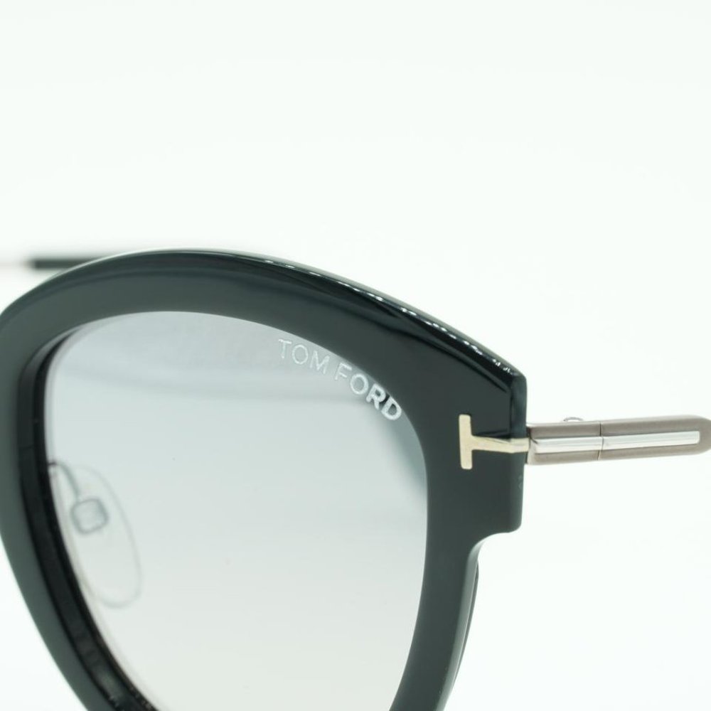 💯 NEW TOM FORD BLACK/GREY Ft0574/S 14c SUNGLASSES - Picture 4 of 10